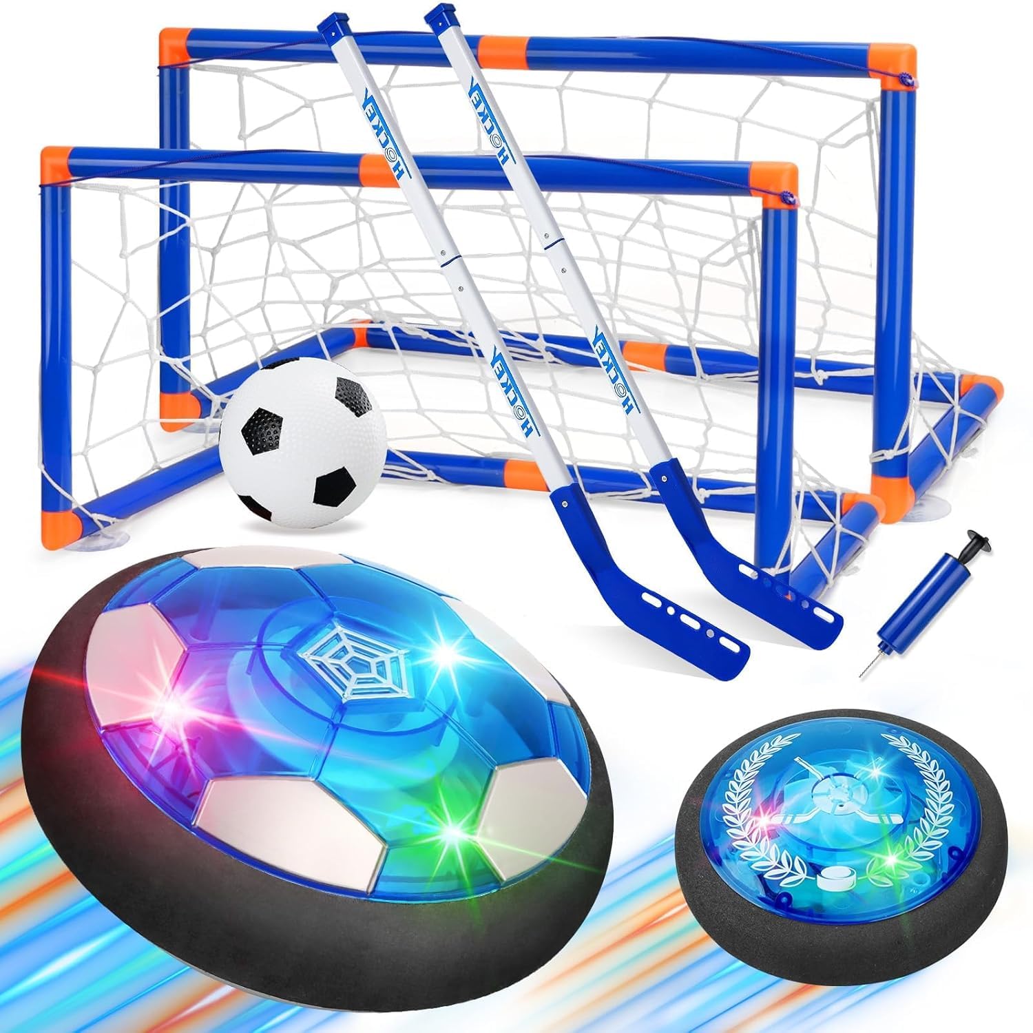 Amazon.com: Nazano 3-in-1 Hover Soccer Ball, Kids Toddler Hockey